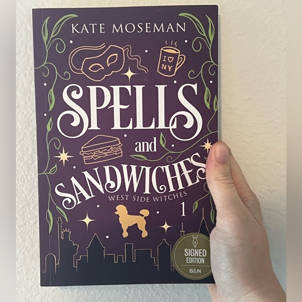 Spells and Sandwiches Signed Paperback Book